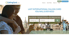 Desktop Screenshot of callingcard.com
